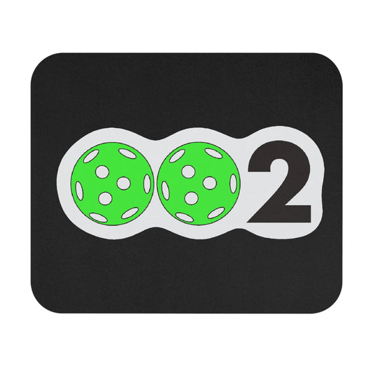 Pickleball Mouse Pad, Gaming Desk Accessory, Fun Gift for Athletes, Unique Office Decor, Green Design